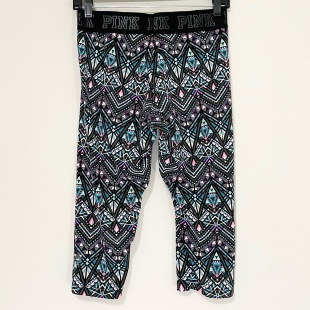 Pink Victoria’s Secret Ultimate Abstract Capris Size M